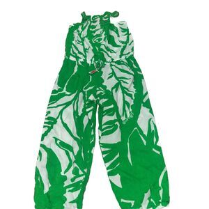 Girls LILLY PULITZER Target Green and White Romper Outfit 2T